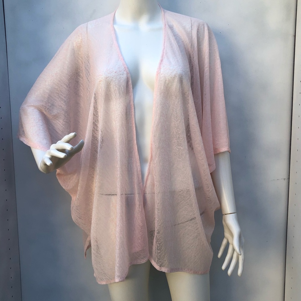 NWT! Blush Sheer Swim Coverup One Size
